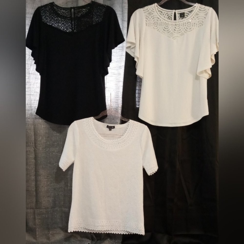 Classic, Professional, Cotton White and Fatal Black Blouses